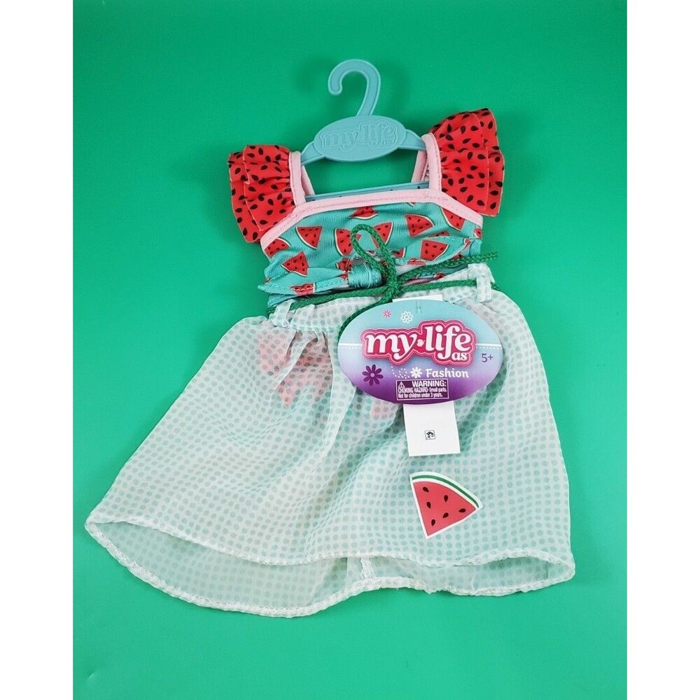 My Life As Watermelon Summer Dress for 18" Doll